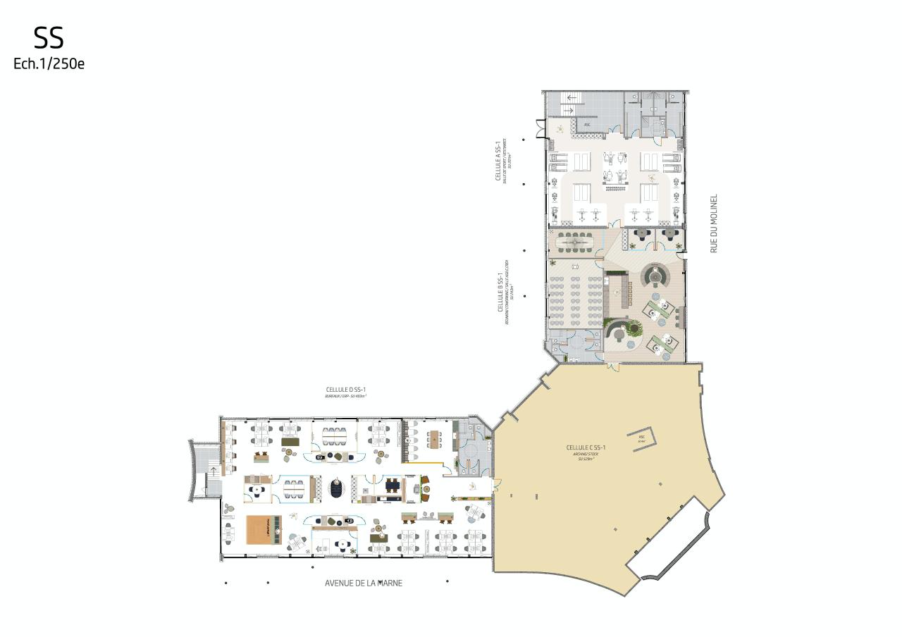 Bureau Wasquehal 4381m² Location bureau Wasquehal Nord OLBUR2201975 7